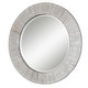 preview thumbnail 4 of 4, Uttermost Repose Whitewash Round Mirror - 36"W x 36"H x 1.3"D