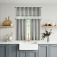 preview thumbnail 18 of 22, Archaeo Cotton Blend Button Tab Top Cafe Curtain Pair
