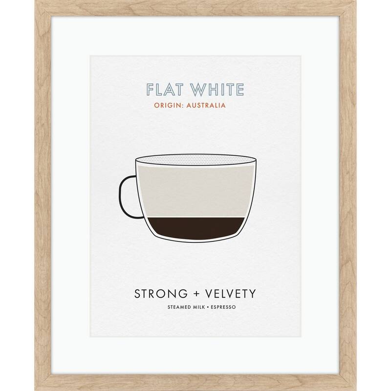 Paragon Flat White Framed Art