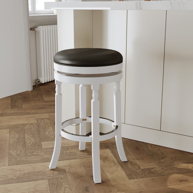DTY Indoor Living Palmer Lake Backless Swivel Counter or Bar Stool