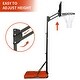 preview thumbnail 12 of 26, Outdoor Portable Basketball Hoop System, 44-Inch Backboard, Height Adjustable 4.8 to 7.7ft with Stable Base and Wheels