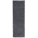 preview thumbnail 137 of 239, SAFAVIEH Santa Monica Shag Einara 2-inch Thick Area Rug 2'3" x 11' Runner - Dark Grey - Runner