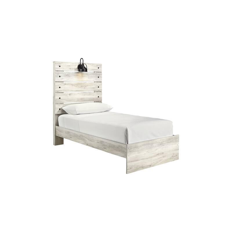 Cambeck Whitewash Panel Bed - Twin