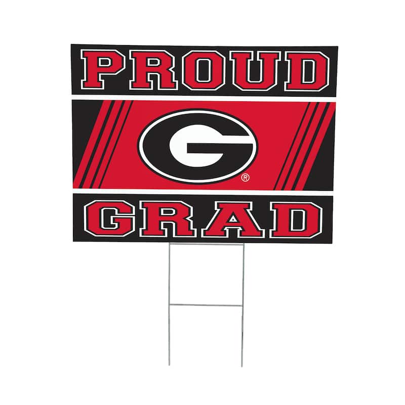 University of Georgia 24" x 18" Graduation Coroplast Outdoor Yard Sign