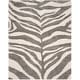 preview thumbnail 9 of 38, SAFAVIEH Portofino Shag Gulin 2-inch Thick Rug 10' x 14' - Ivory/Grey - Rectangle