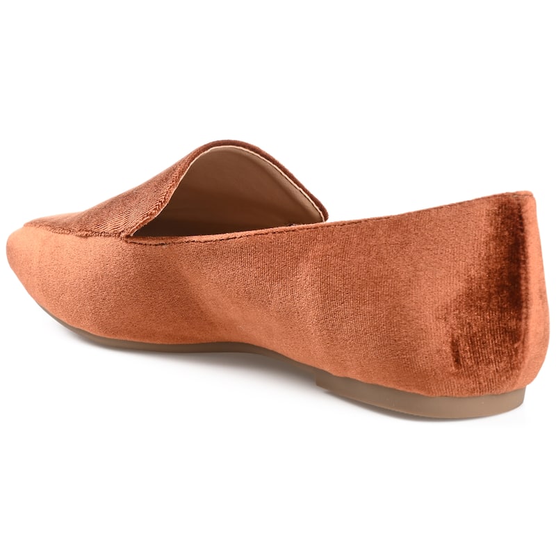 Journee Collection Women's Silas Slip On Square Toe Loafer Flats