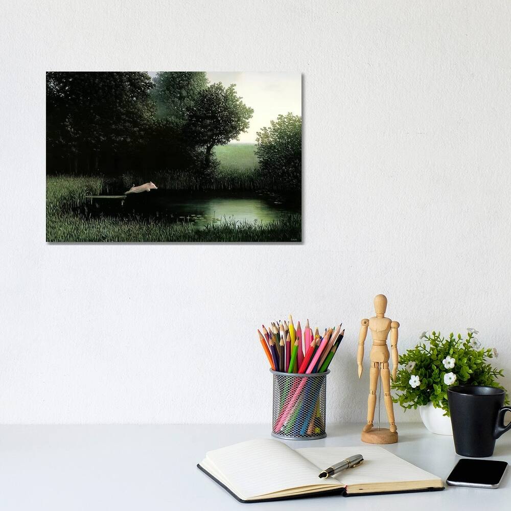 iCanvas "Koehler's Pig" by Michael Sowa Canvas Print