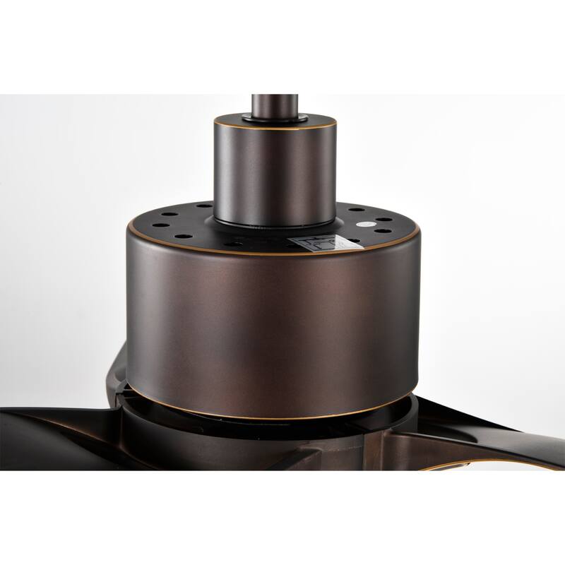 Heshor 3-Blade LED Lighted Ceiling Fan with Remote