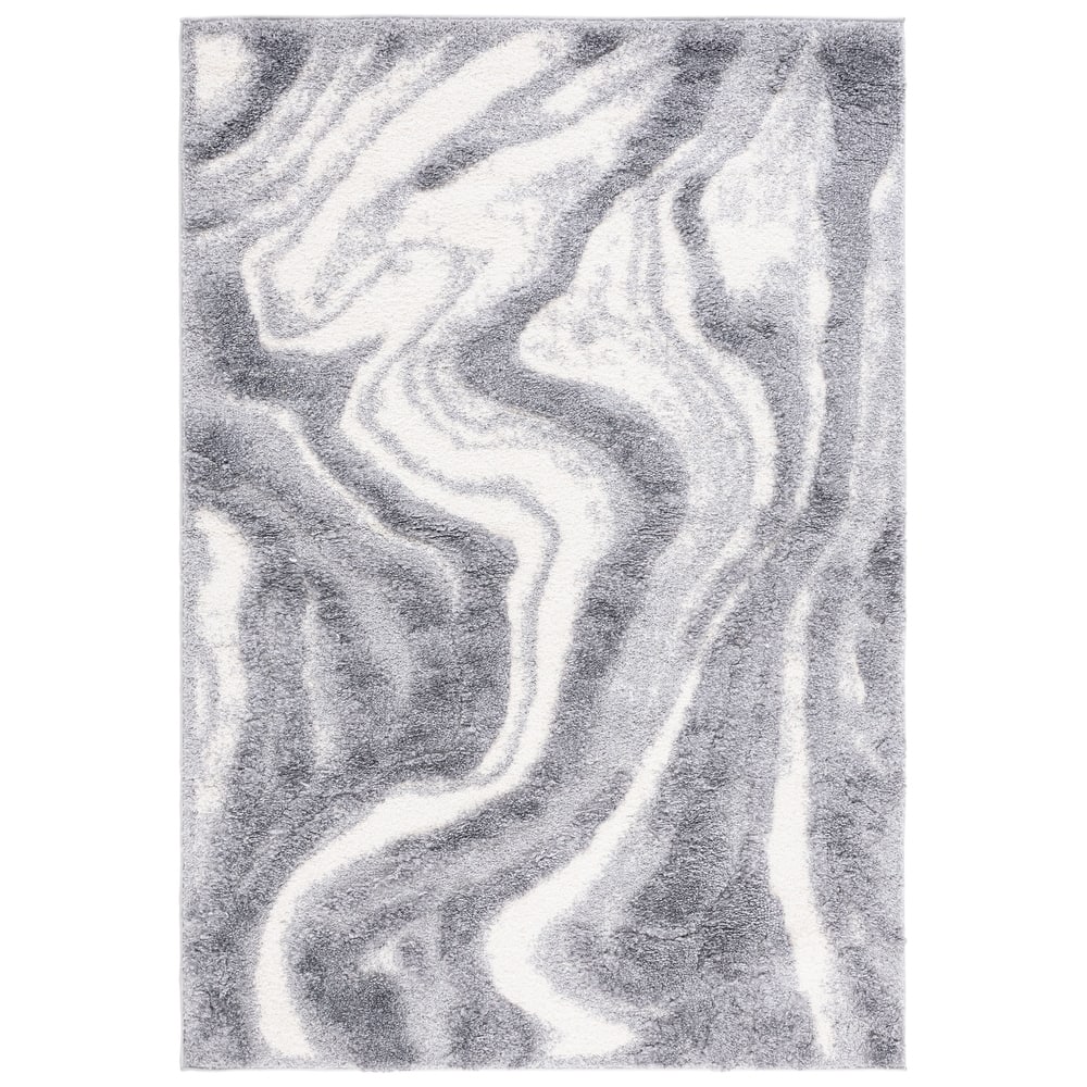 SAFAVIEH Hi-Lo Shag Trena Modern 1.6-inch Thick Rug