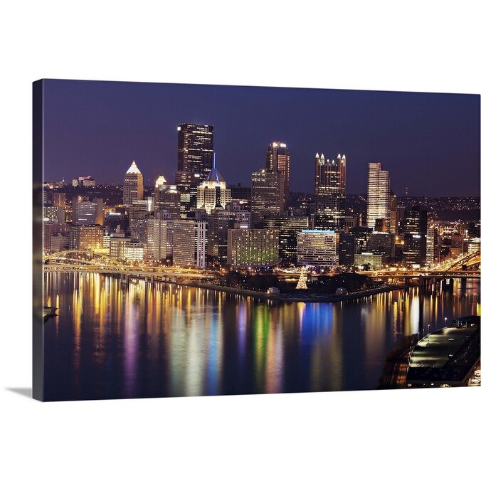 Shop Usa Pennsylvania Pittsburgh Cityscape Canvas Wall Art Overstock 16481277