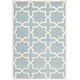 preview thumbnail 15 of 155, SAFAVIEH Handmade Chatham Clemma Modern Moroccan Wool Rug 3' x 5' - Blue/Ivory - Rectangle