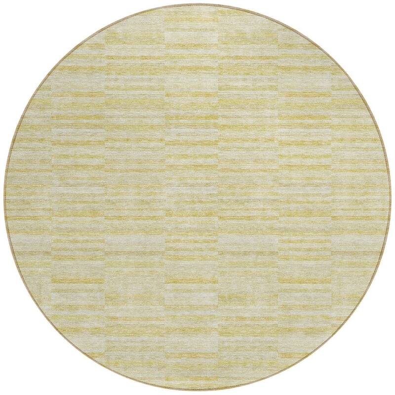 HomeRoots Striped Transitional Rectangle Outdoor Rug