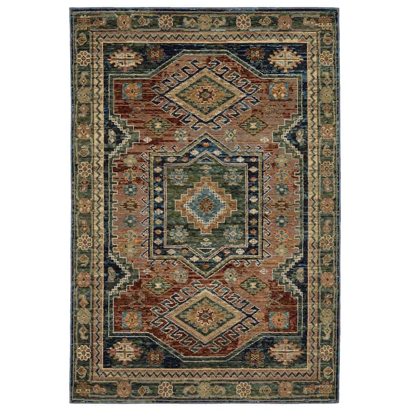 HomeRootsTribal Bohemian Rectangle Area Rug