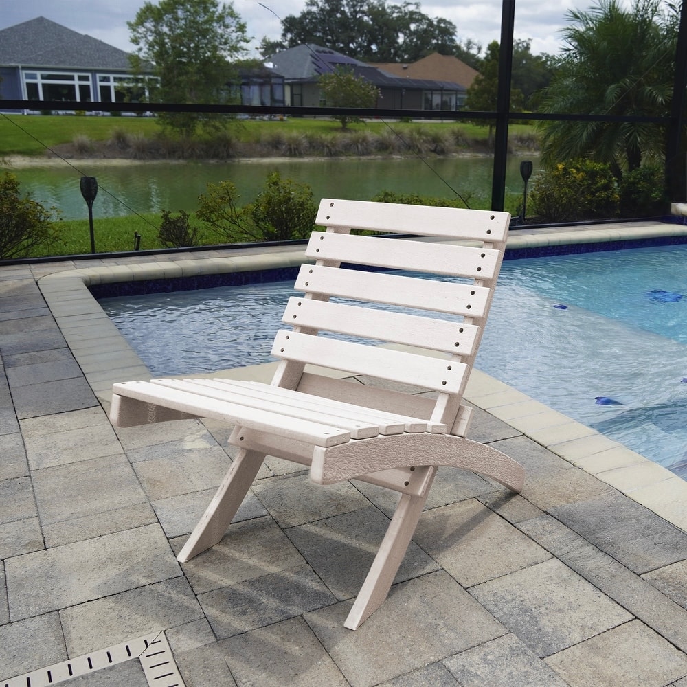 Grandcourt Fully Assembed All-Weather HDPE Outdoor Folding Patio Chair