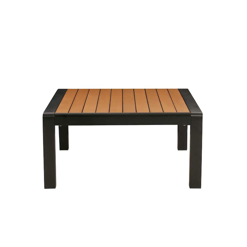 Sornsa Outdoor Aluminum Frame 4 Seater Sectional Sofa Set by Christopher Knight Home