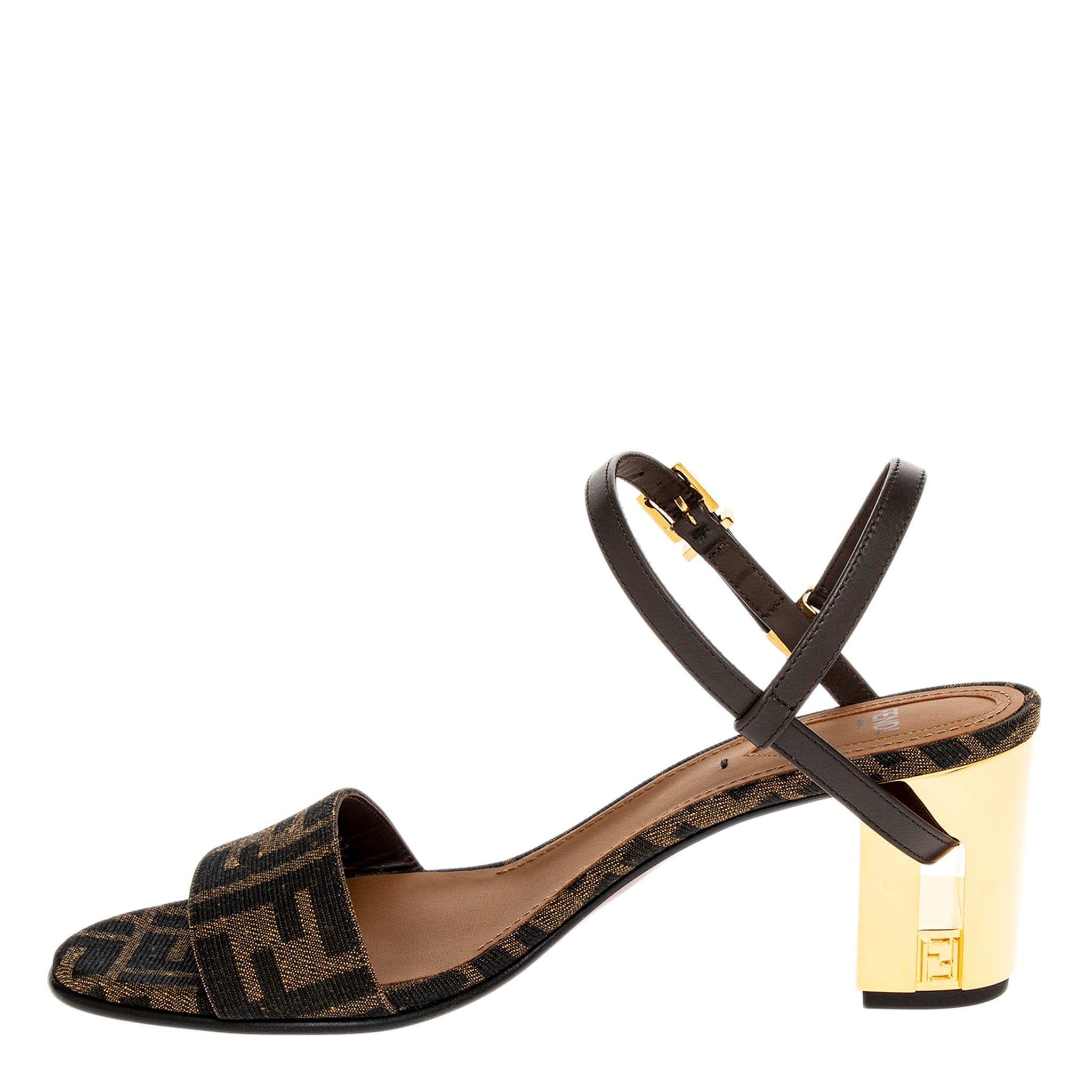 Fendi Delfina Heeled Sandals - Overstock - 42859980
