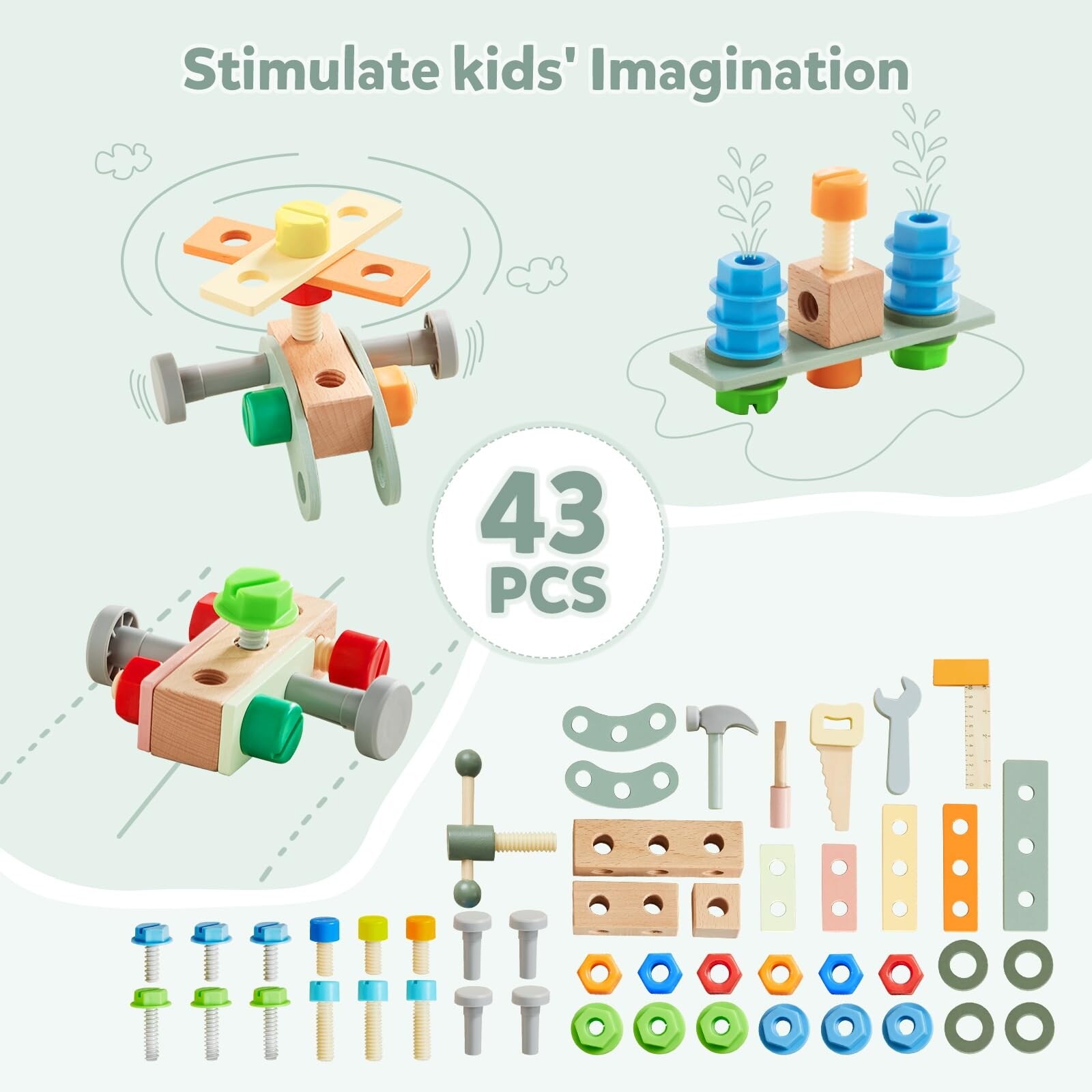 PLANTOYS 5539 コンストラクションセット40 Construction Set | Educational Game | AreYouGame – AreYouGame.com