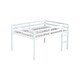 preview thumbnail 22 of 50, Solid Rubberwood Loft Bed Frame with Ladder, Guardrails and Underbed Storage Space - Low Height Design for Kids and Teens