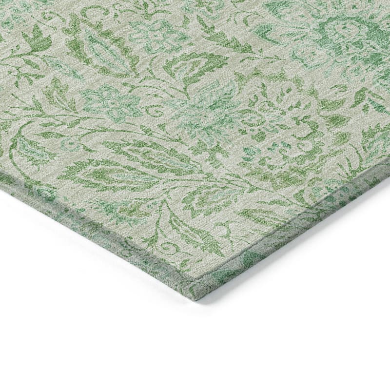 HomeRoots Floral Transitional Rectangle Outdoor Rug