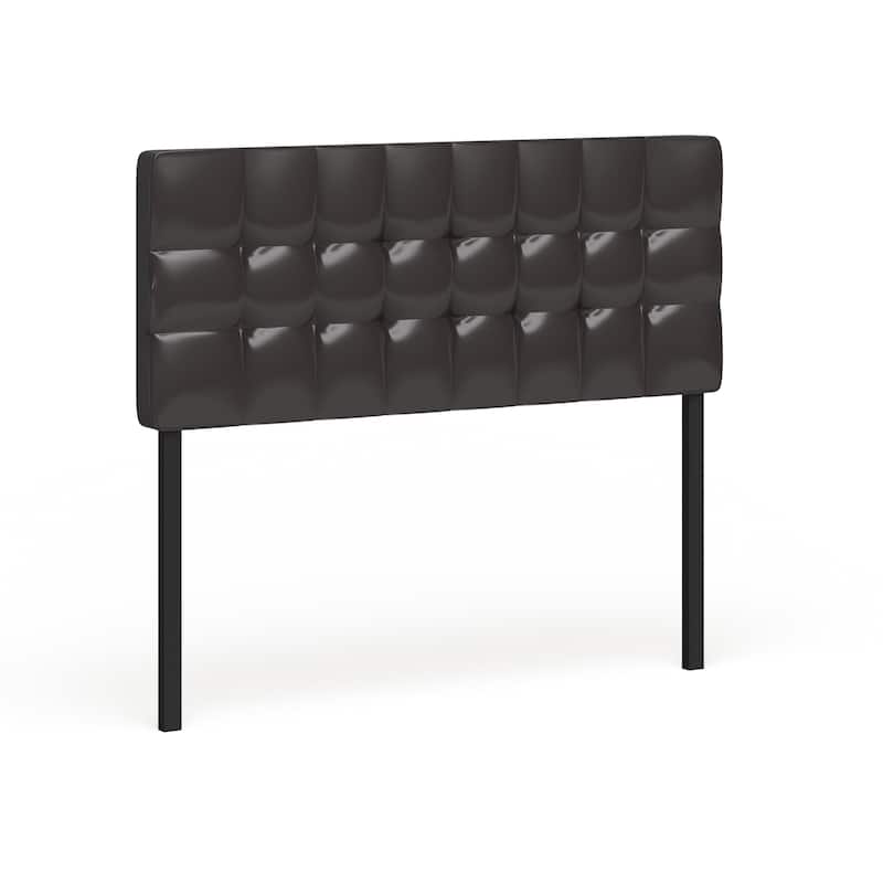 Porch & Den Tularosa Full-size Vinyl Headboard - Black