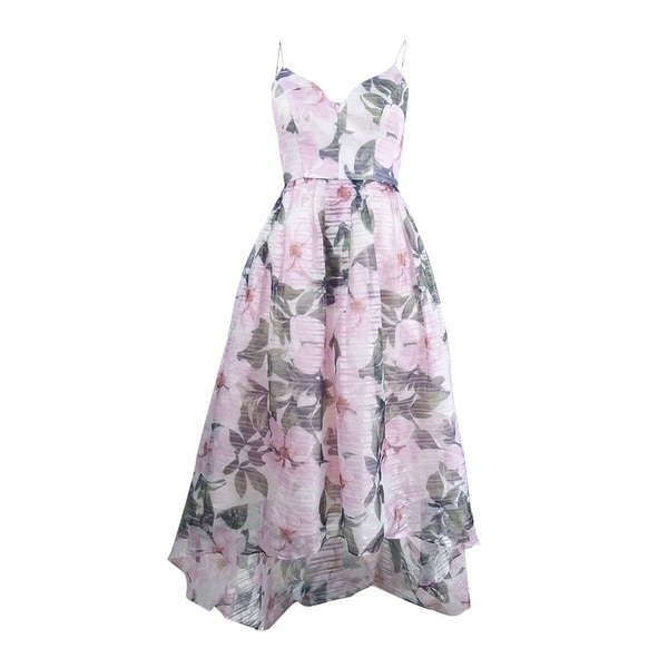 betsy and adam sleeveless floral dress
