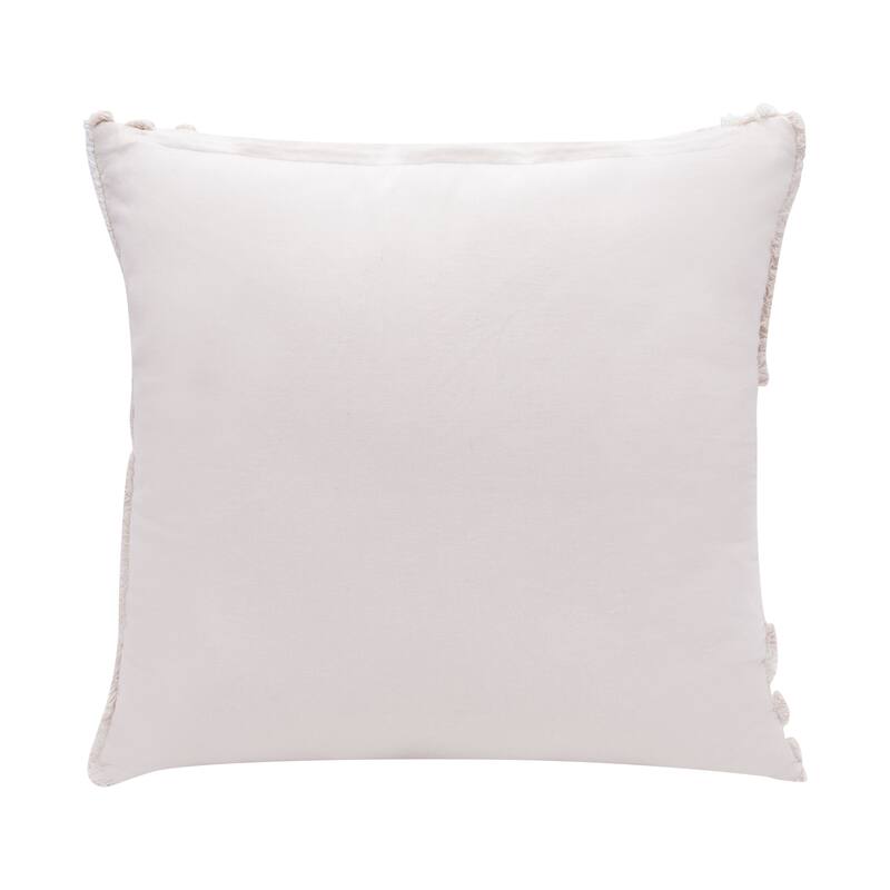 Sevita Stacy Garcia Abstract Geometric Shag Decorative Throw Pillow