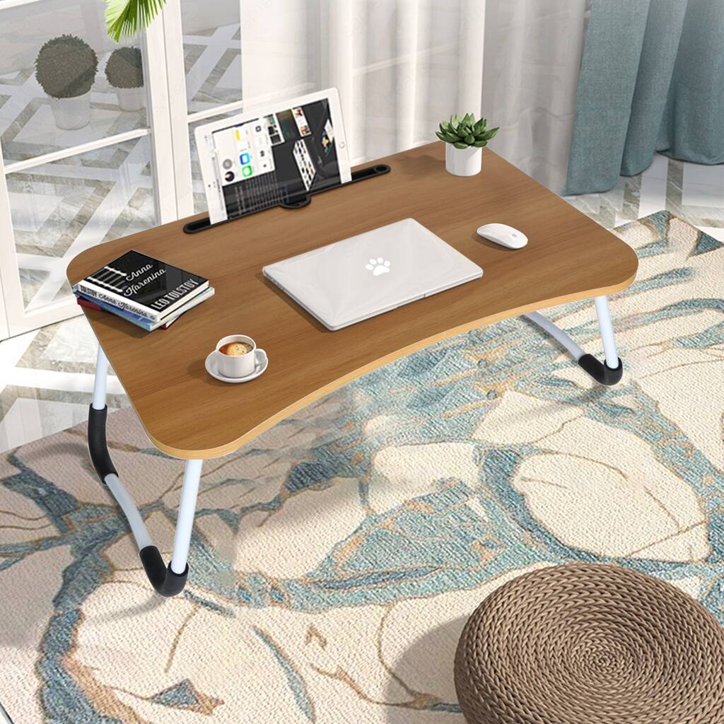 Large Bed Tray Foldable Portable Multifunction Laptop Desk Lazy Laptop Table
