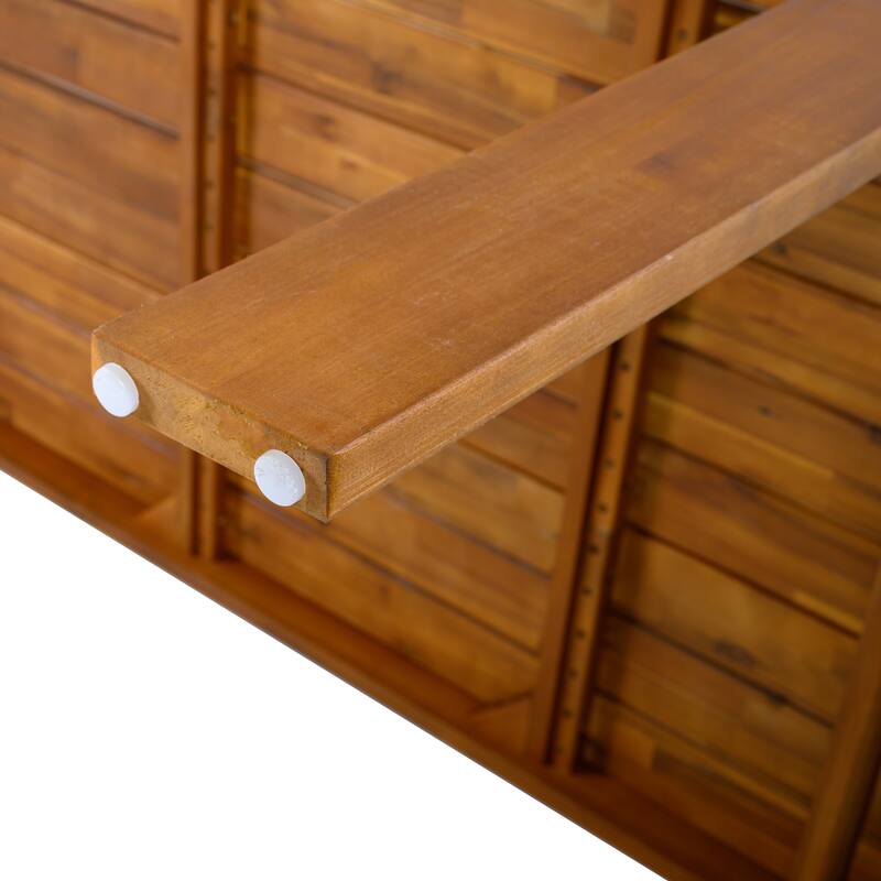 Christopher Knight Home - Modern Solid Acacia Wood Outdoor Dining Table