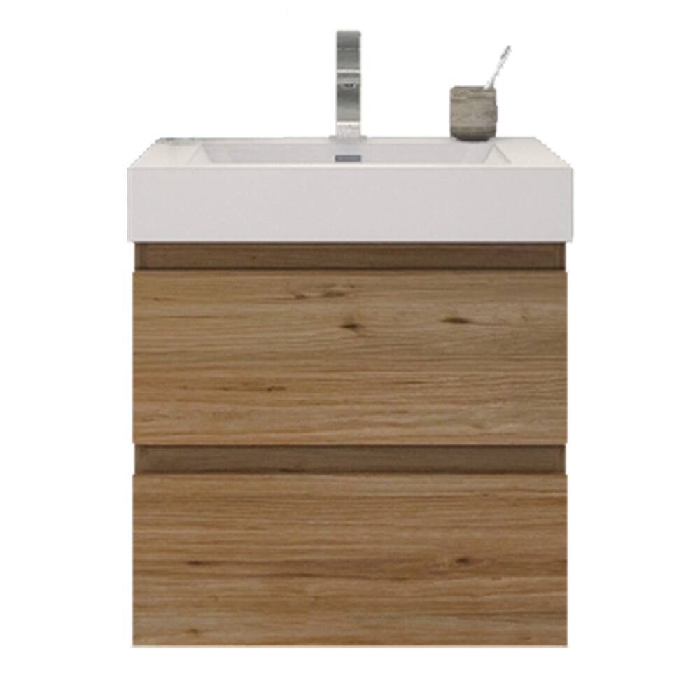 Baillie 24'' Wall-Mounted Vanity with Reinforced Acrylic Sink