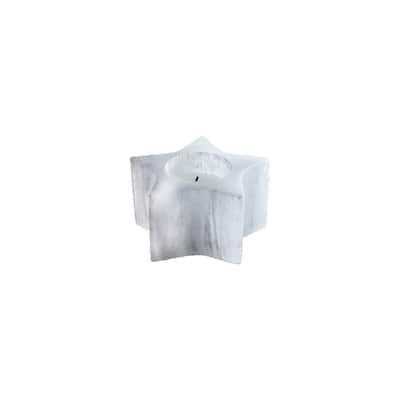 Selenite Star Candle