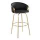 Option Black Faux Leather