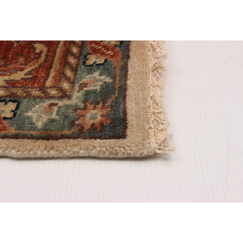 ECARPETGALLERY Hand-knotted Jules Sultane Ivory Wool Rug - 7'9 x 9'9