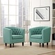 preview thumbnail 10 of 53, Prospect 2 Piece Upholstered Fabric Armchair Set