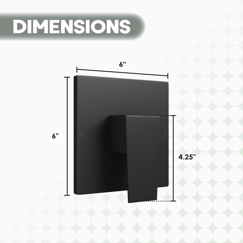 1-Handle Wall Mount Shower Valve Trim Kit for MOEN Tub/Shower Faucets (Valve Not Included)