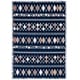 preview thumbnail 13 of 30, SAFAVIEH Marrakesh Gulser Boho Tribal Fringe Rug 4' x 6' - Navy/Multi - Rectangle