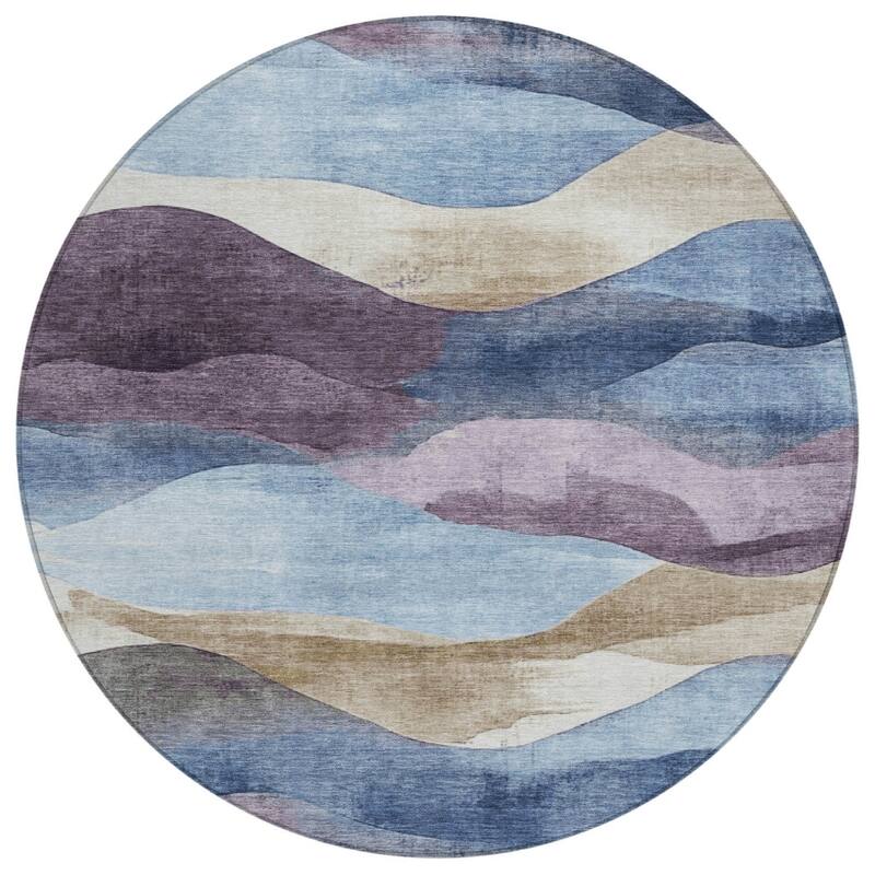 HomeRoots Abstract Transitional Rectangle Outdoor Rug