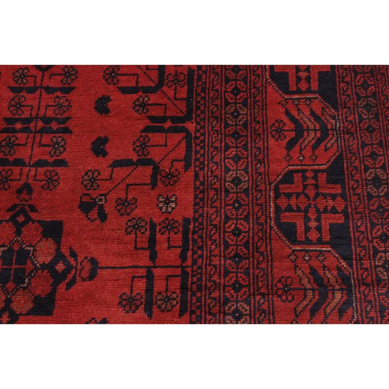 Southwestern Biljik Khal Mohammadi Whitley Red/Black Rug - 5'8'' x 7'10''