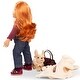 preview thumbnail 3 of 3, Gotz: Hannah and her Dog - 19" Multi-Jointed Standing Doll Playset 3+