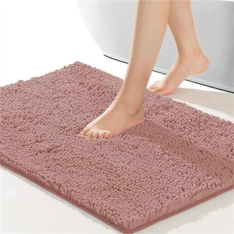 Non-Slip Bath Mat - Pink - 17"×24"