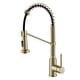 preview thumbnail 15 of 20, Kraus Bolden 1.8 GPM 18" Pull-Down Spray Kitchen Faucet with Brushed Gold