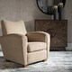 preview thumbnail 2 of 8, Uttermost Teddy Latte Accent Chair - 31"W x 36"H x 34"D