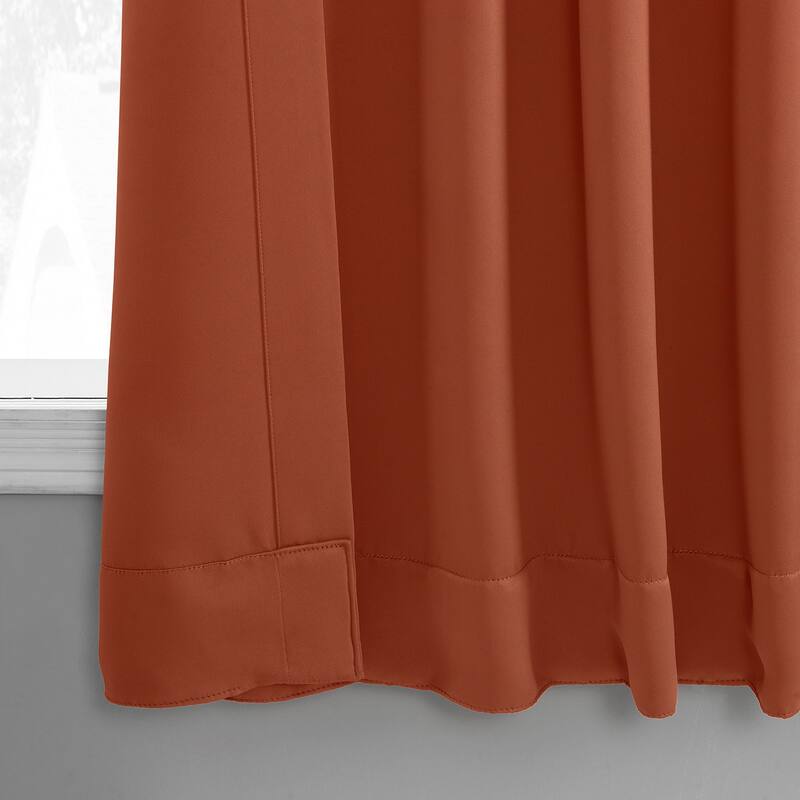 Exclusive Fabrics Room Darkening Curtain Panel Pair 63 inches (2 Panels) - 50 x 63