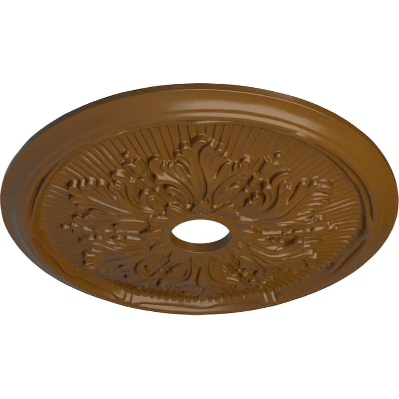 23 3/4"OD x 3 5/8"ID x 1 7/8"P Luton Leaf Ceiling Medallion