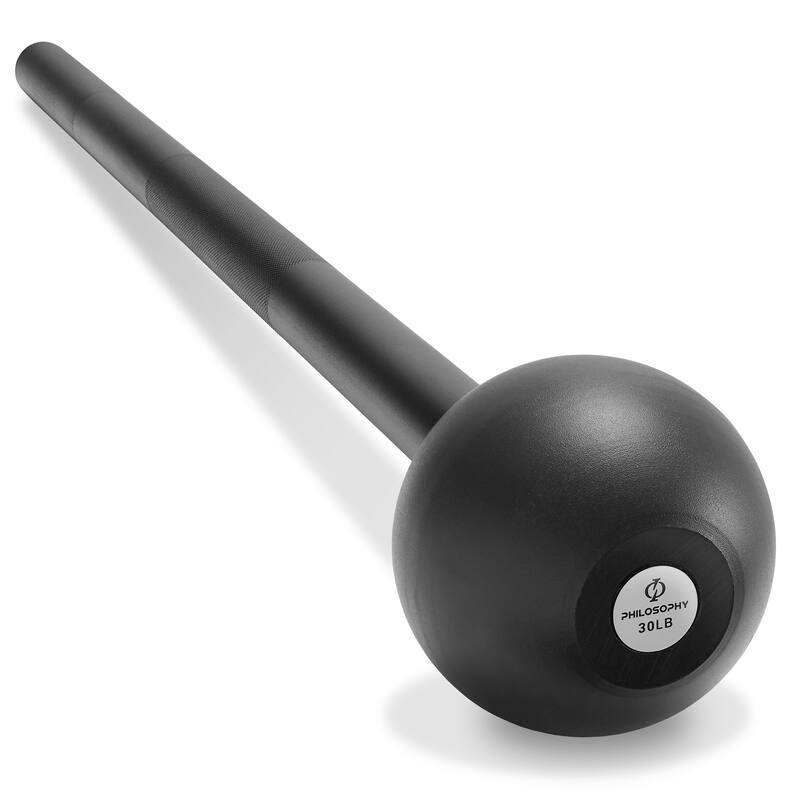 Steel Mace Bell Mace Club for Strength Training Full Body Workouts - 30 LB