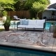 preview thumbnail 15 of 84, Machine Washable Indoor/ Outdoor Abstract Chantille Rug