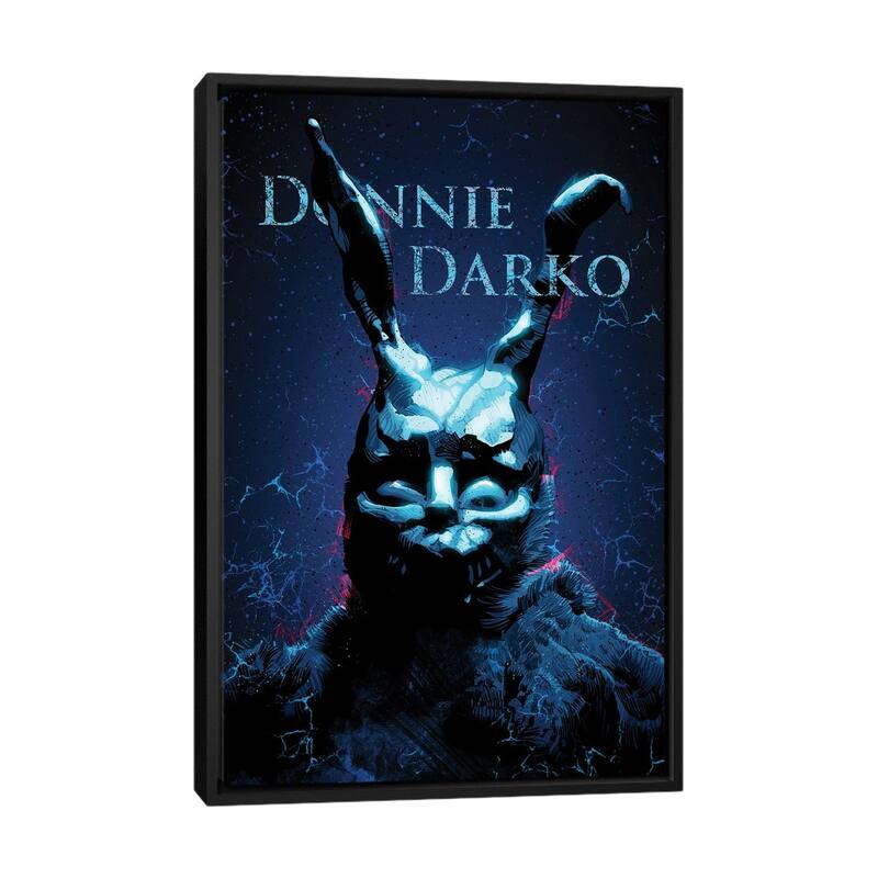 iCanvas "Donnie Darko" by Nikita Abakumov Framed Canvas Print - Black - 40x26