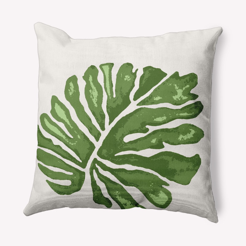 Big Leaf Decorative Throw Pillow - 20" x 20"