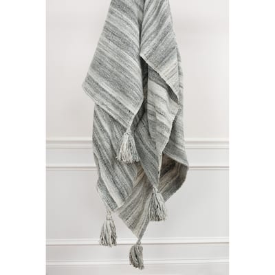 Rizzy Home Striped Throw Blanket