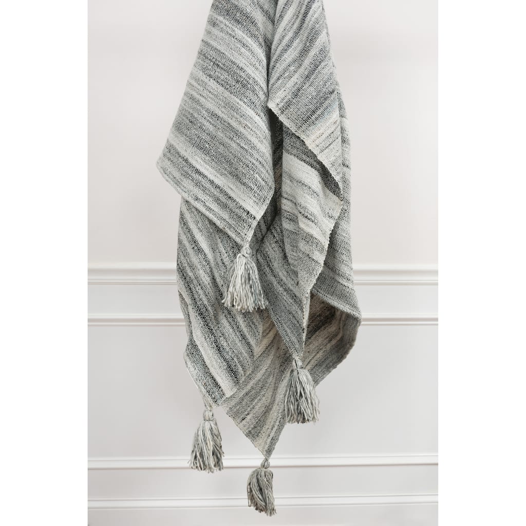 Rizzy Home Striped Throw Blanket