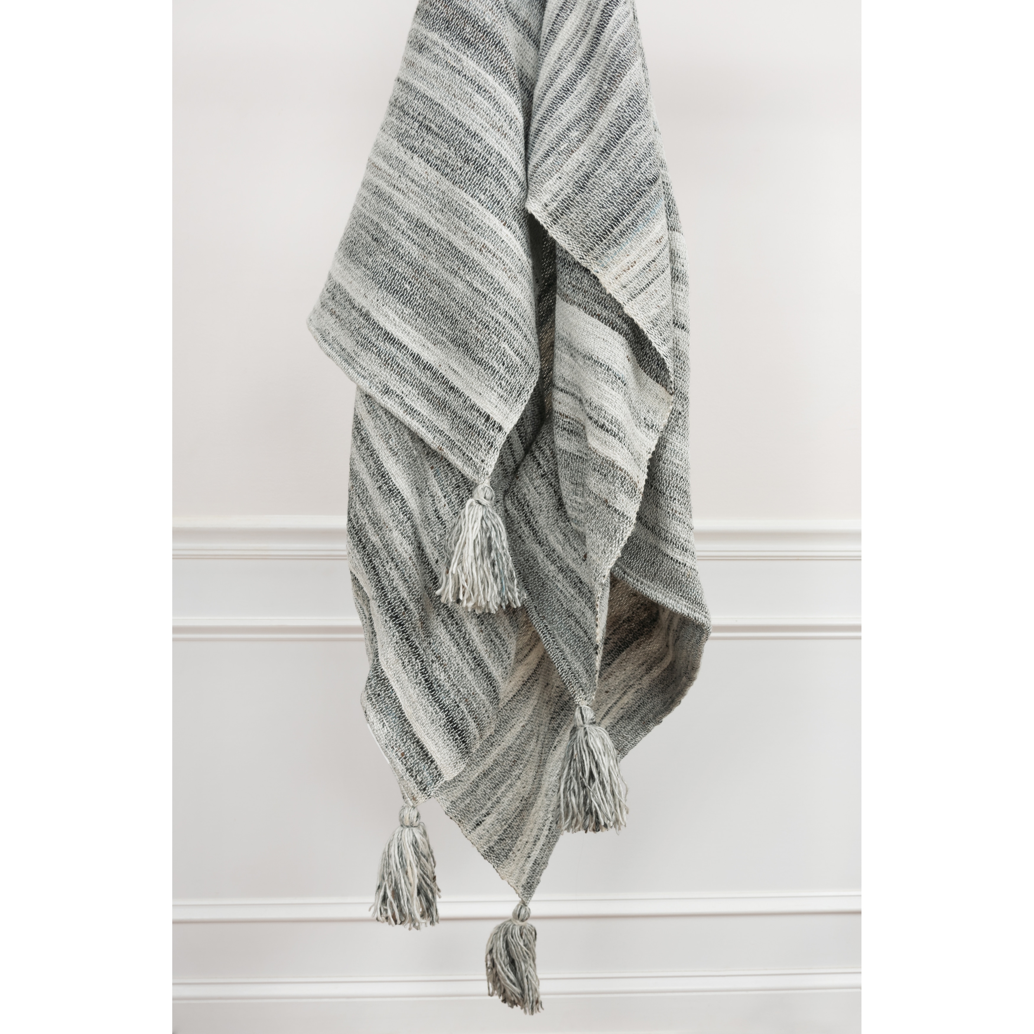 Rizzy Home Striped Throw Blanket